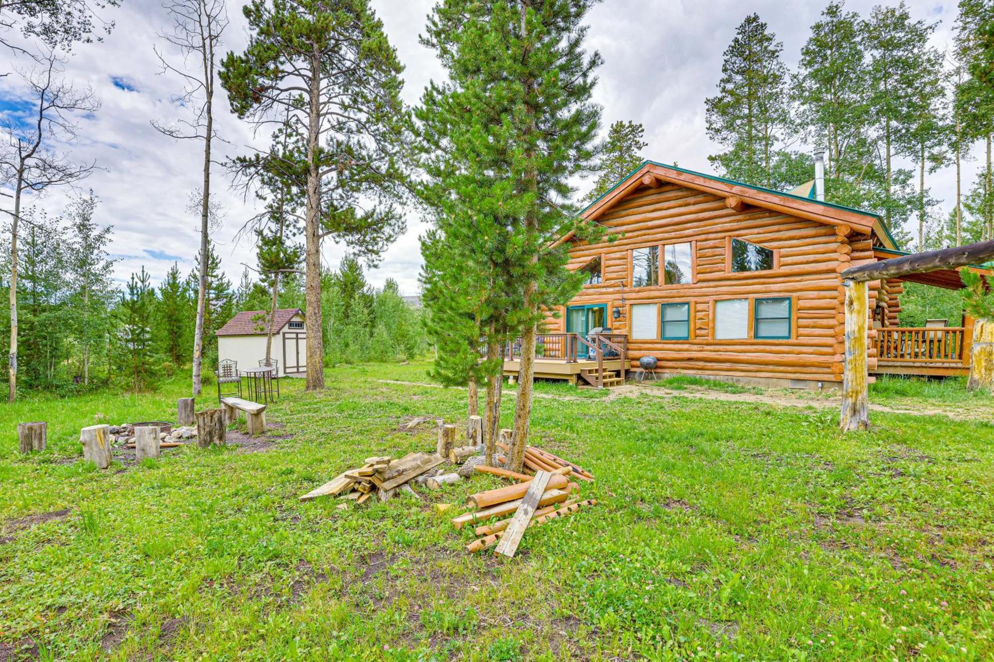 Grand Lake Cabin With Direct Access To Rocky Mtn Np! 외부 사진